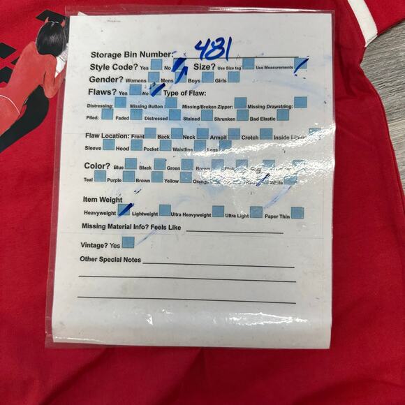 NWT X-Girl Red Mens L Sexy Devil Girl Graphic Long Sleeve‎ T Rex Football Tee - Picture 7 of 7